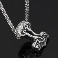 Collier Mjolnir en forme d'Yggdrasil