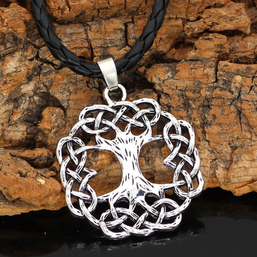 Collier Collier racines d'Yggdrasil Ancient silver - Odins Hall