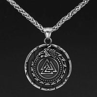 Collier Valknut | Acier Inoxydable