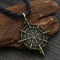 Collier Vegvisir boussole du destin