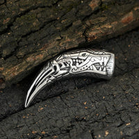 Collier viking dent de Fenrir le loup géant