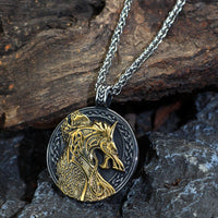 Collier Viking Jörmungandr le serpent de Midgard