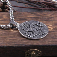 Collier Viking danse des dragons