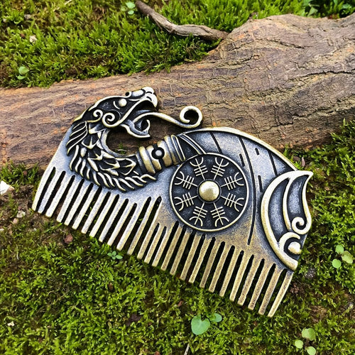 Accessoire Peigne à barbe Viking - Dragon - Odins Hall