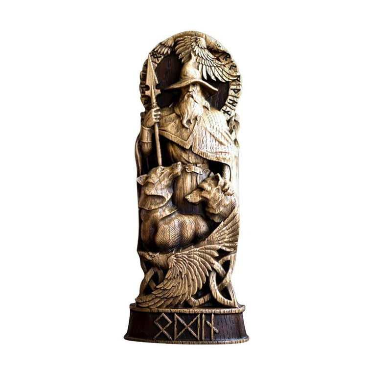Statuette des dieux vikings en résine