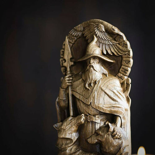 Decoration Statuette des dieux vikings en résine - Odins Hall