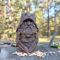 Statuette Viking en bois dieux nordiques