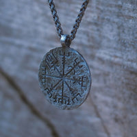 Talisman runique viking en acier inoxydable