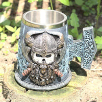 Tasse Viking Sanguinaire \"Ivar\" - acier inoxydable