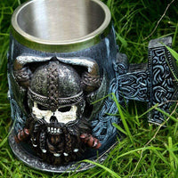 Tasse Viking Sanguinaire \"Ivar\" - acier inoxydable