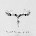 ''Votre vie dépend de vous'' - Bracelet acier inoxydable